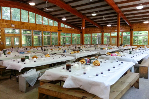 Camp Nah-Jee-Wah dining hall.